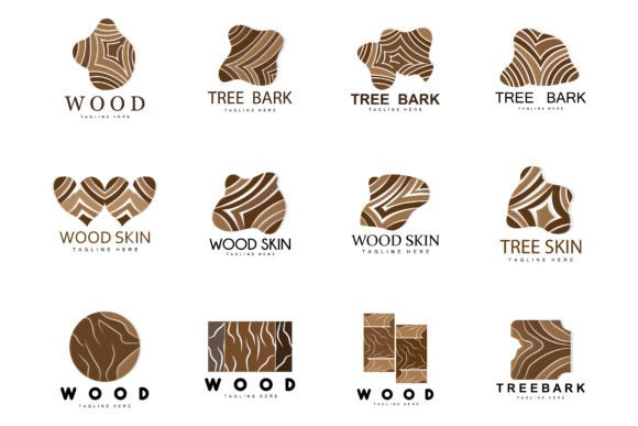 Download Wood Layer Logo Tree Bark Structure Desi - Wood Collection