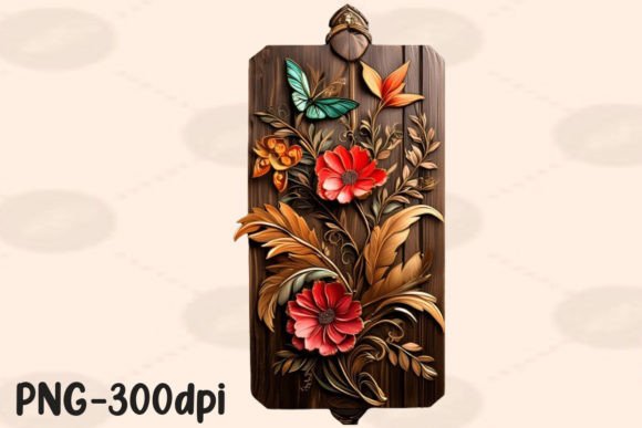 Download Floral Wooden Signs Sublimation - Wood Collection