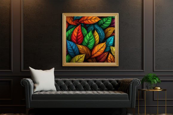 Download Photo Frame Mockup on Wooden Wall - Wood Collection