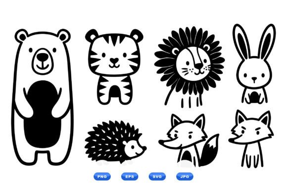 Download Woodland Animal SVG Clipart - Wood Collection