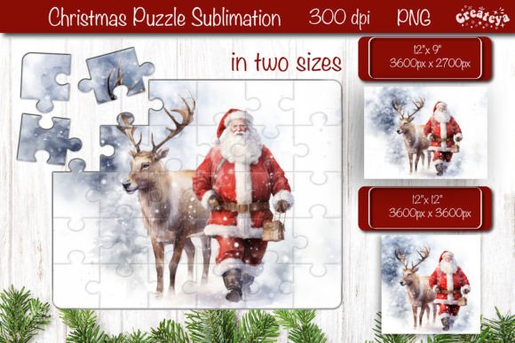 Download Christmas Puzzle PNG Kids Puzzle Santa - Kids puzzle Collection