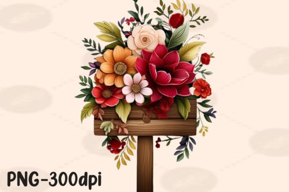 Download Floral Wooden Signs Sublimation - Wood Collection