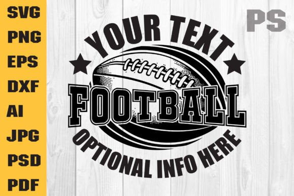 Download Football Logo SVG, Customizable - Premium Resources