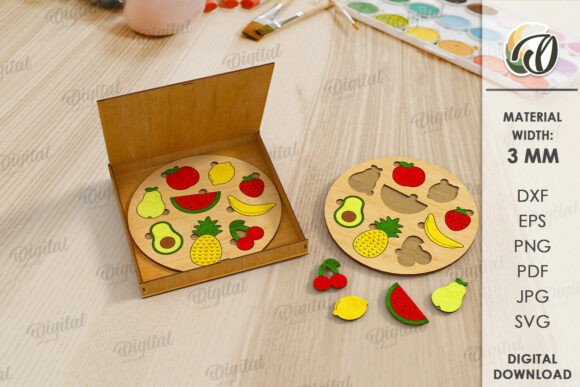 Download Wooden Puzzle Toy Laser Cut - Wood Collection
