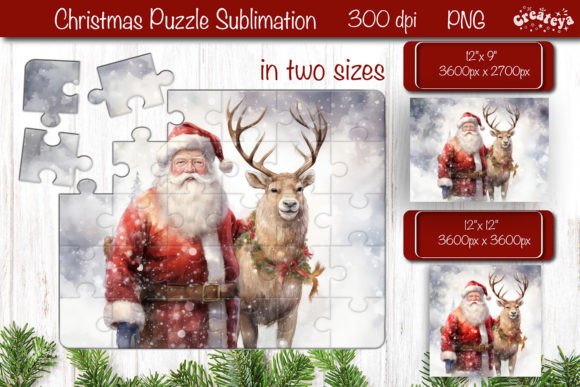 Download Christmas Puzzle PNG Kids Puzzle Santa - Premium Resources