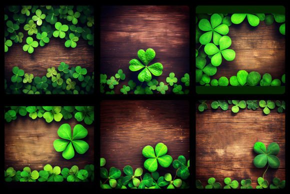 Download Lucky Charms Shamrock Old Rustic Wood - Wood Collection