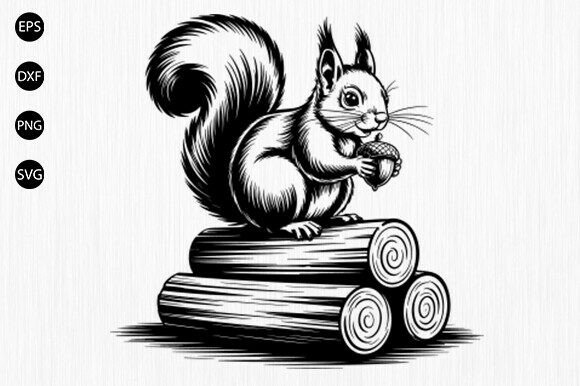 Download Squirrel Svg, Woodland Animal Svg - Wood Collection
