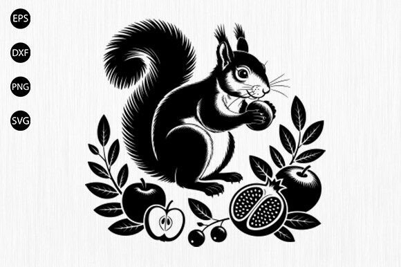 Download Squirrel Svg, Woodland Animal Svg - Wood Collection